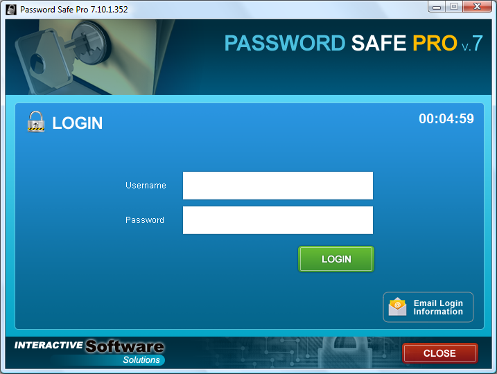 Password Safe Pro - Login