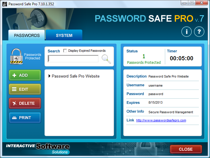Password Safe Pro - Password Management